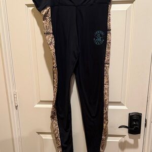Black and Tan Track Pants